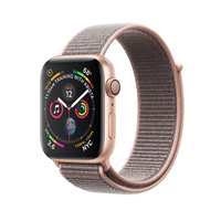 Умные часы Apple Watch Series 4 GPS 40mm Aluminum Case with Sport Loop (Цвет: Gold/Pink Sand)