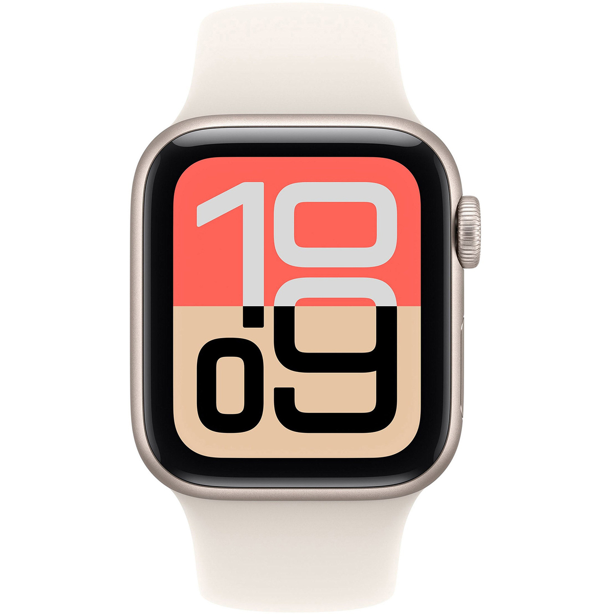 Умные часы Apple Watch SE 3 (2025) 40mm Aluminum Case with Sport Band S/M (Цвет: Starlight)