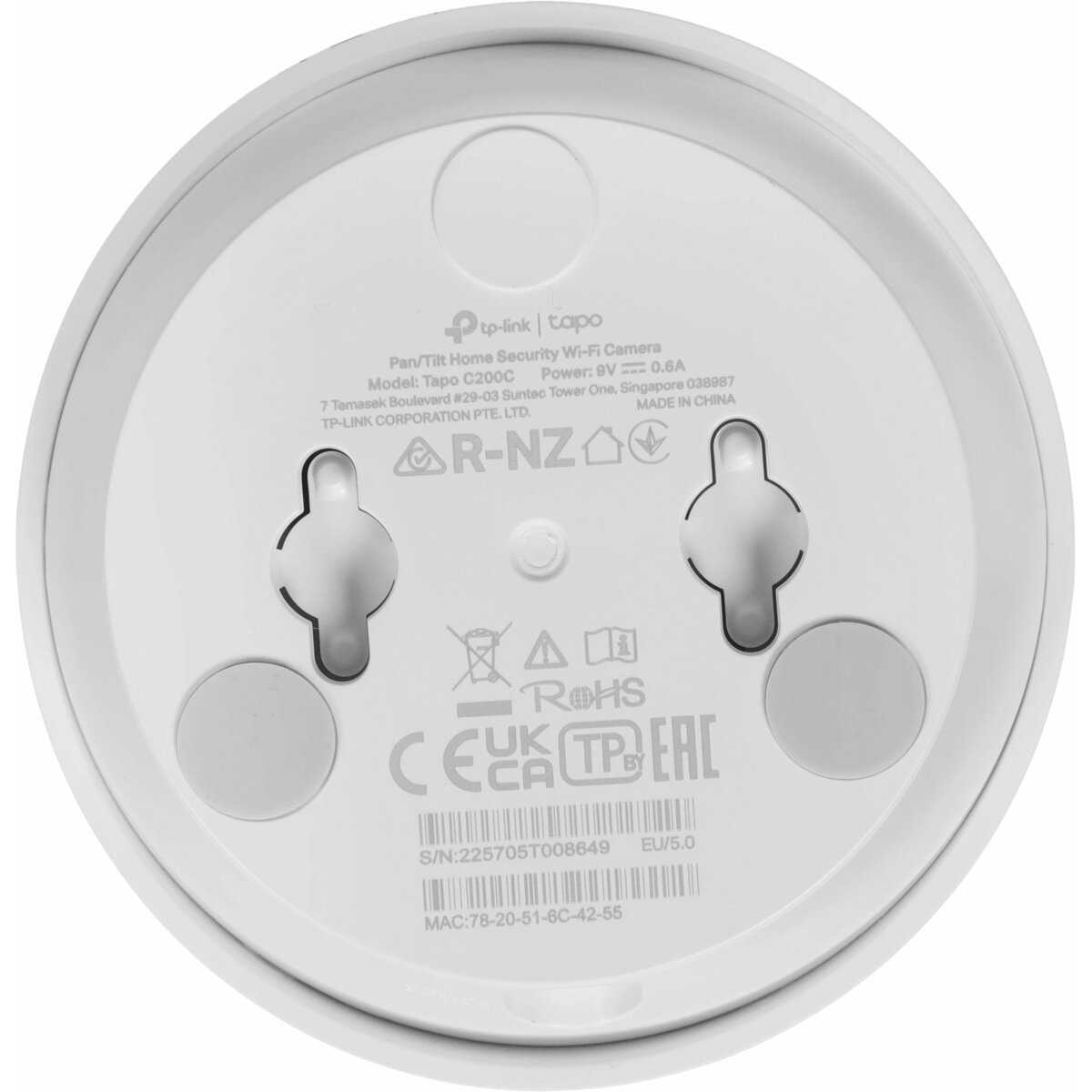 Камера видеонаблюдения IP TP-Link Tapo C200C, белый