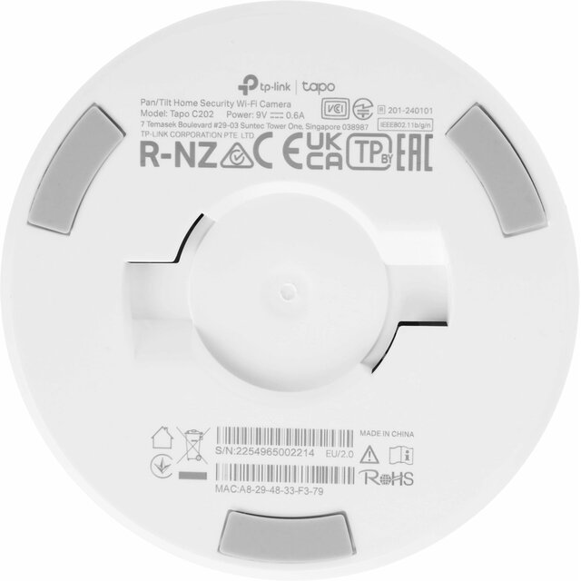 Камера видеонаблюдения IP TP-Link Tapo C202, белый Камера видеонаблюдения IP TP-Link Tapo C202, белый