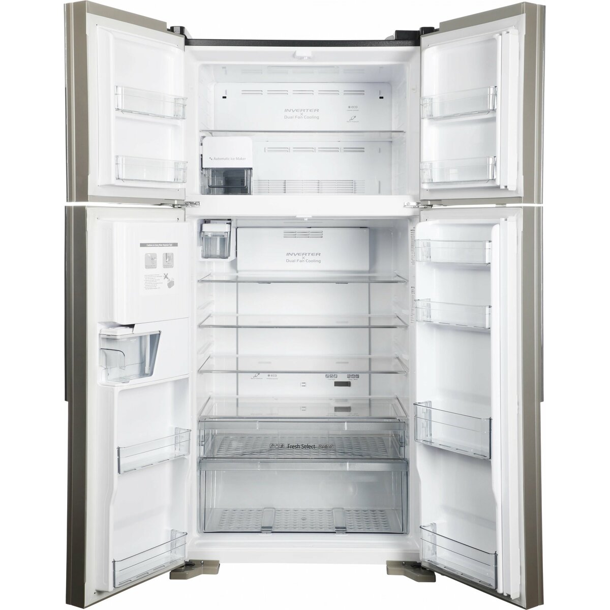 Холодильник Hitachi R-W660PUC7X GC (Цвет: Beige)