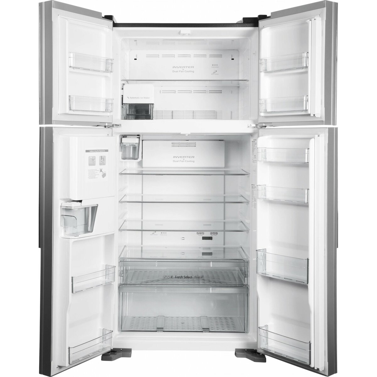 Холодильник Hitachi R-W660PUC7X GS (Цвет: Silver)