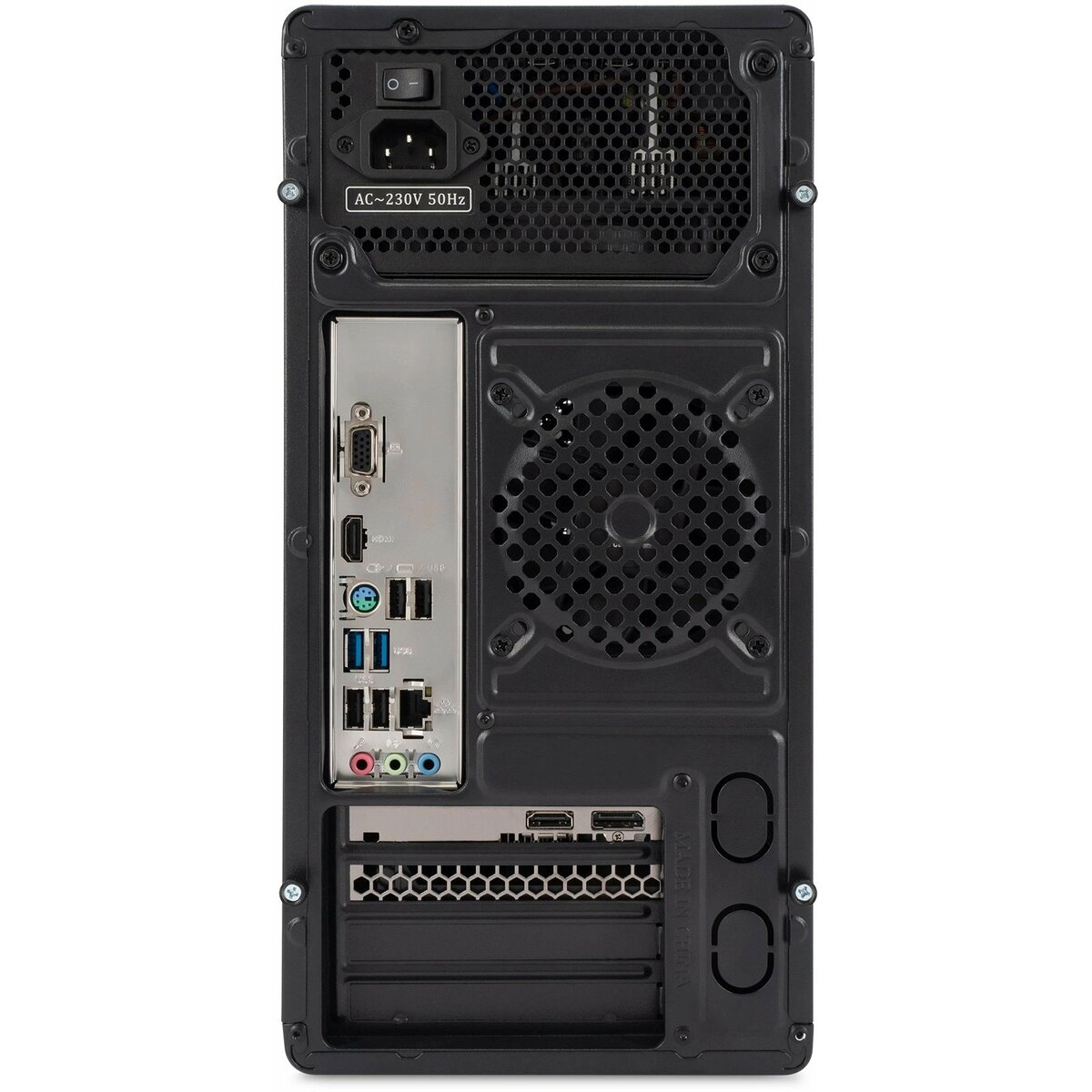 ПК IRU Tactio 310H6SEA (Core i5 12400F 2.5Ghz/32Gb DDR4/SSD512Gb/NVIDIA GeForce RTX 5060 8Gb/noOS/black) 