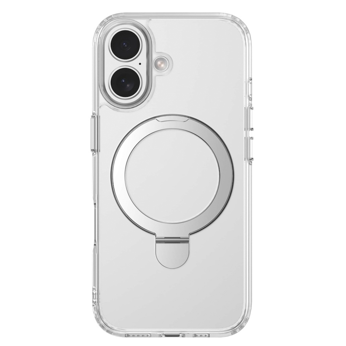 Чехол-накладка Devia Clean Series Magnetic Shockproof Stand Case для iPhone 17 (Цвет: Clear)