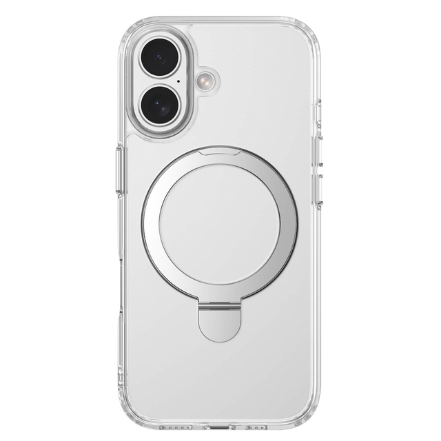 Чехол-накладка Devia Clean Series Magnetic Shockproof Stand Case для iPhone 17 (Цвет: Clear) Чехол-накладка Devia Clean Series Magnetic Shockproof Stand Case для iPhone 17 (Цвет: Clear)