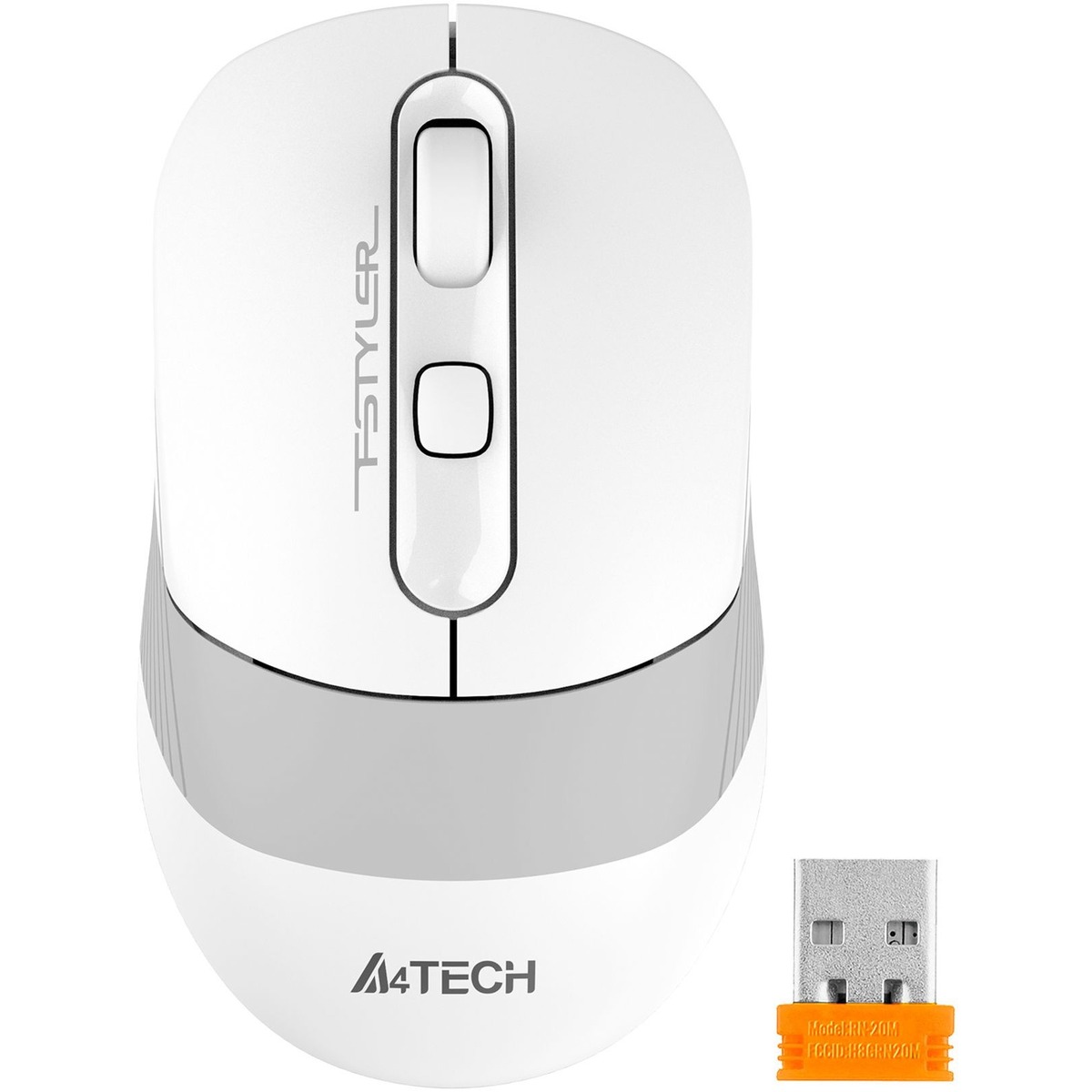 Мышь A4Tech Fstyler FB10CS (Цвет: White / Gray)