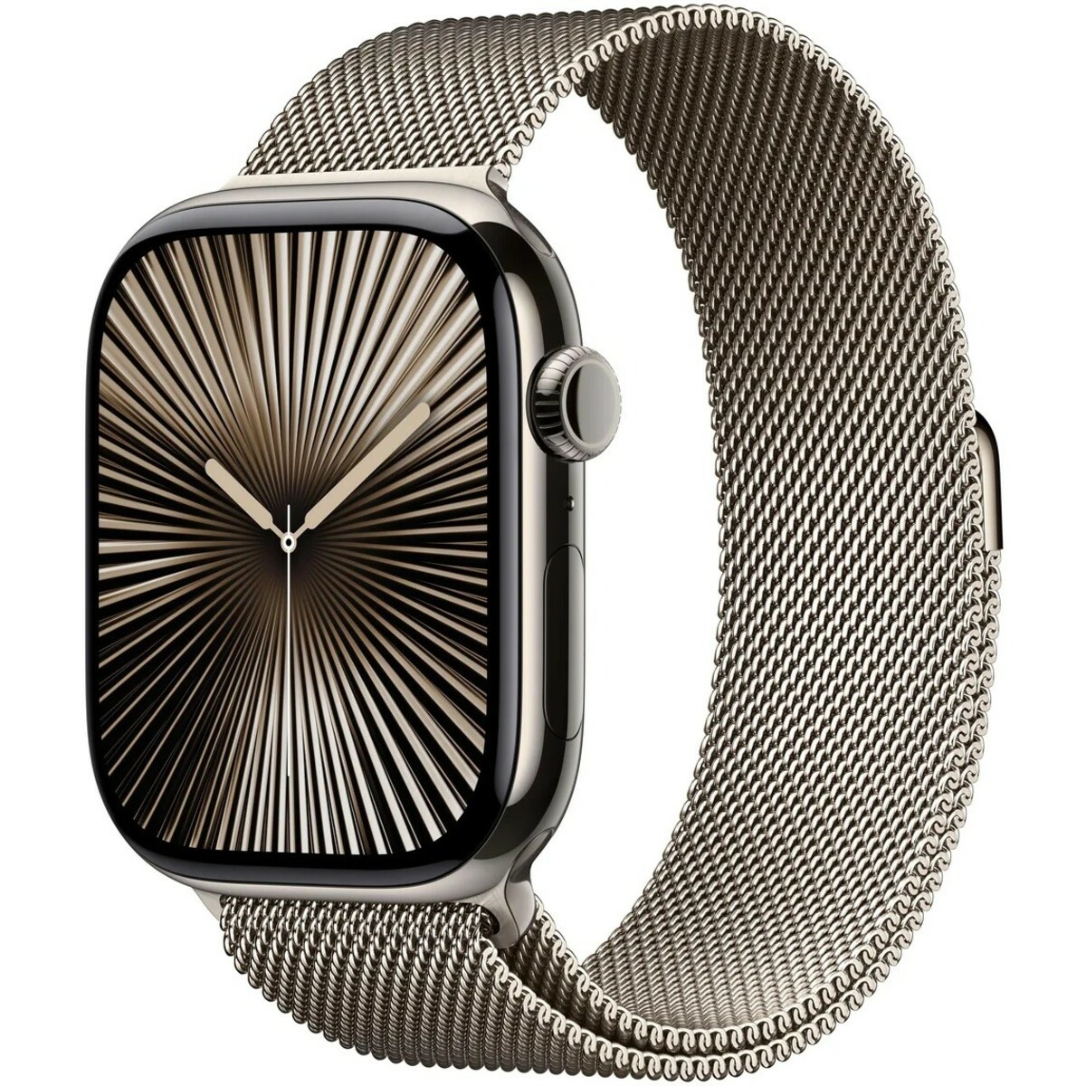 Умные часы Apple Watch Series 10 46mm Titanium Case with Milanese Loop M/L (Цвет: Natural)