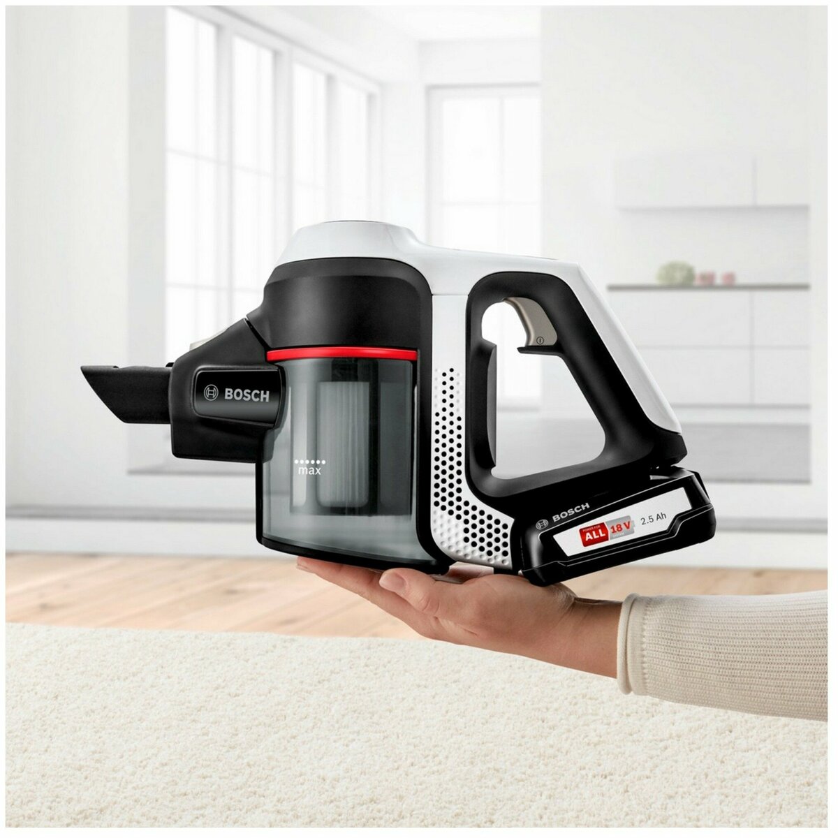 Пылесос беспроводной Bosch BCS611AM (Цвет: White)