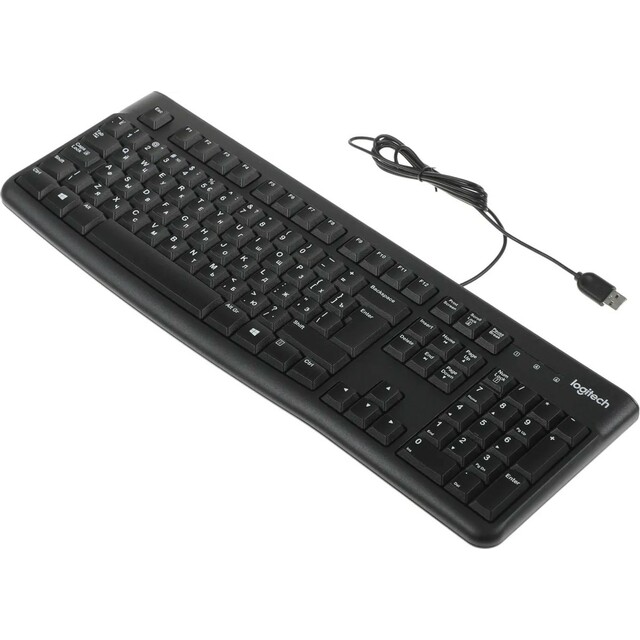 Клавиатура Logitech K120, черный 