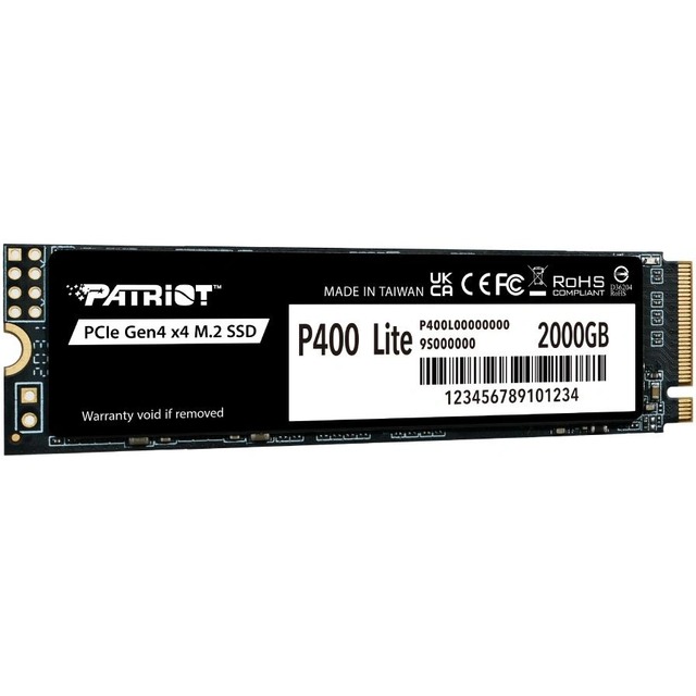 Накопитель SSD Patriot PCIe 4.0 x4 2TB P400LP2KGM28H