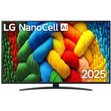 Телевизор LG 50  50NANO81A6A.ARUG, черный