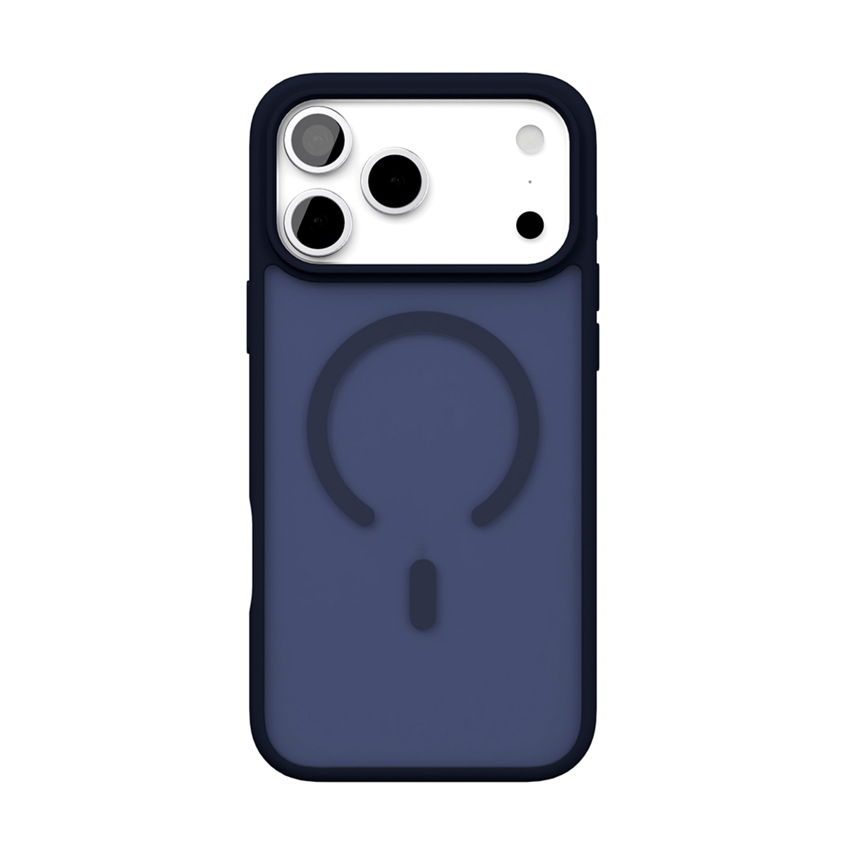Чехол-накладка VLP Lite Bloom Case with MagSafe для смартфона Apple iPhone 17 Pro Max, тёмно-синий
