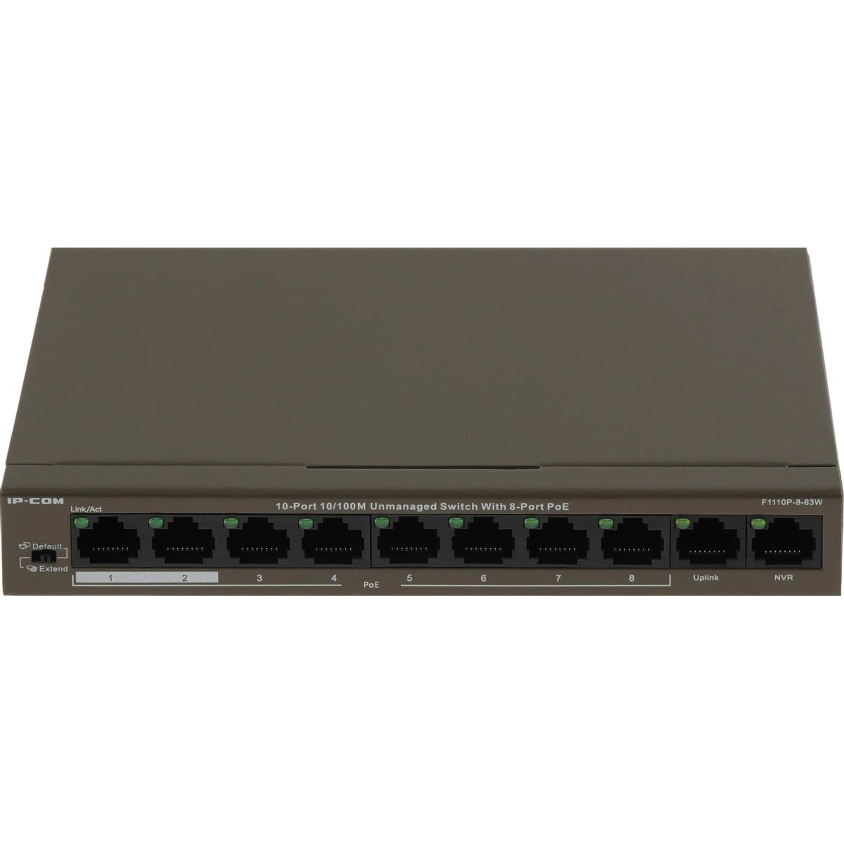 Коммутатор IP-Com F1110P-8-63W