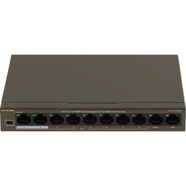 Коммутатор IP-Com F1110P-8-63W Коммутатор IP-Com F1110P-8-63W