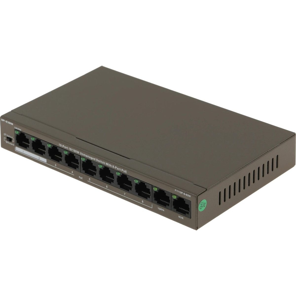 Коммутатор IP-Com F1110P-8-63W