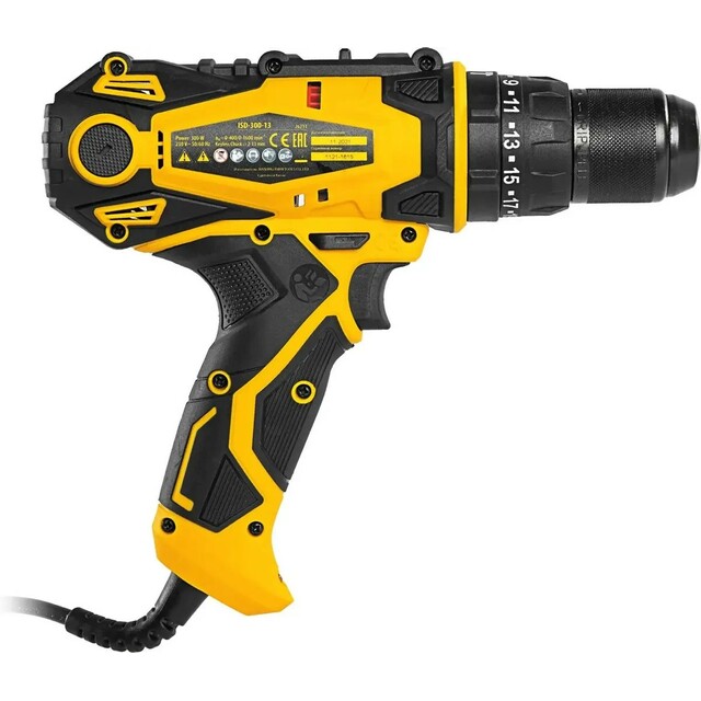Дрель-шуруповерт Denzel ISD-300-13 (Цвет: Yellow / Black) Дрель-шуруповерт Denzel ISD-300-13 (Цвет: Yellow / Black)