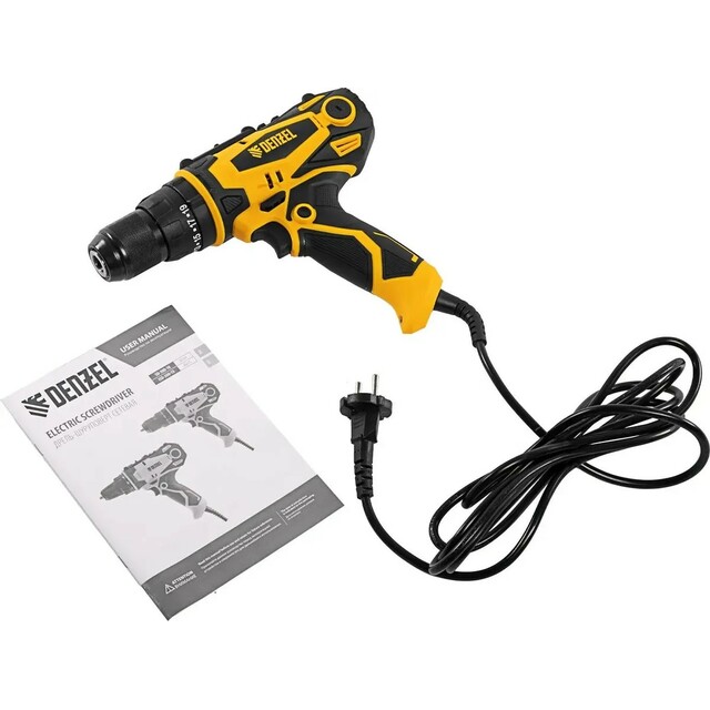 Дрель-шуруповерт Denzel ISD-300-13 (Цвет: Yellow / Black) Дрель-шуруповерт Denzel ISD-300-13 (Цвет: Yellow / Black)