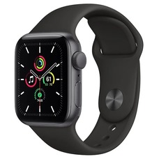 Умные часы Apple Watch SE GPS 40mm Aluminum Case with Sport Band MYDP2RU/A (Цвет:Space Gray/Black)