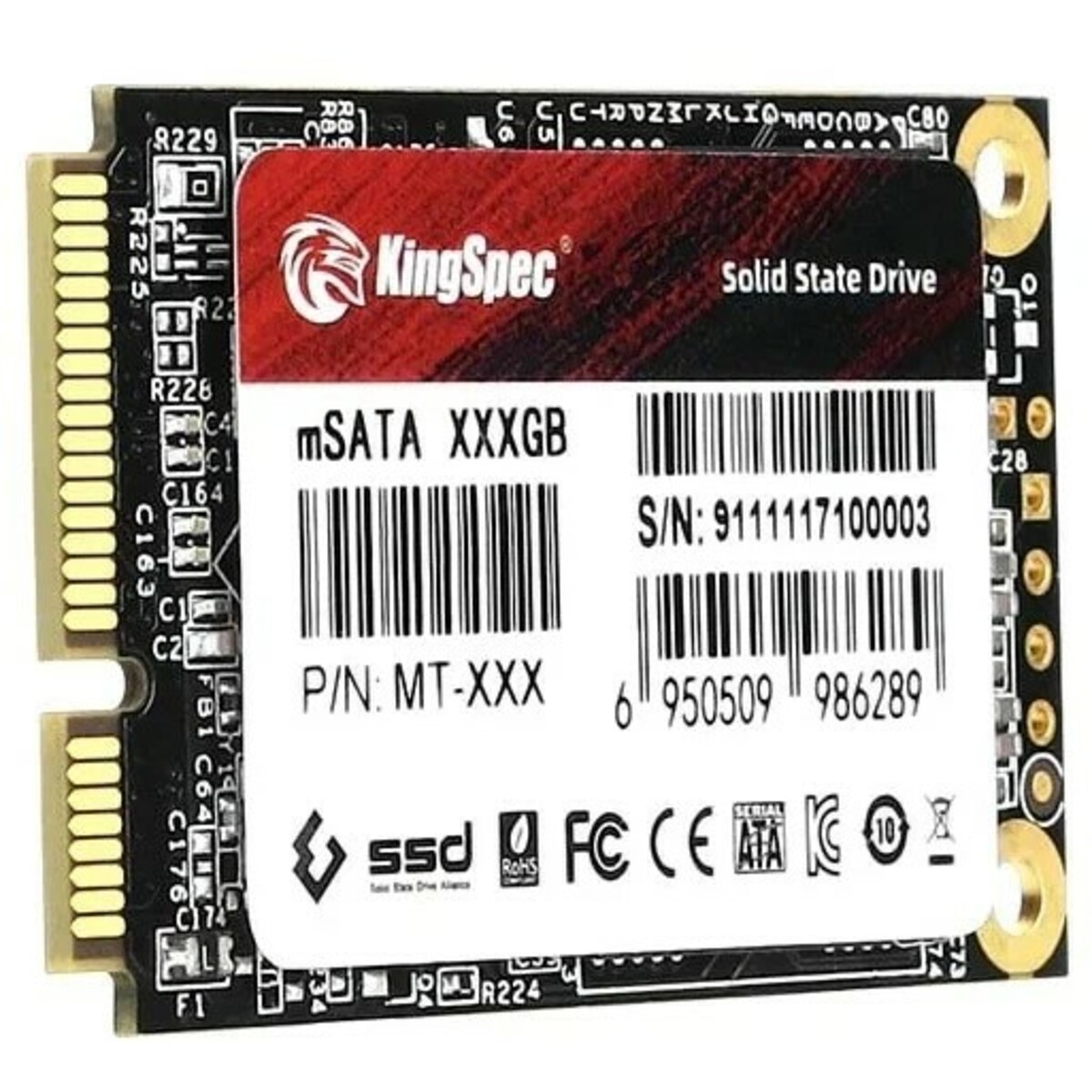 Накопитель SSD Kingspec mSATA 512Gb MT-512