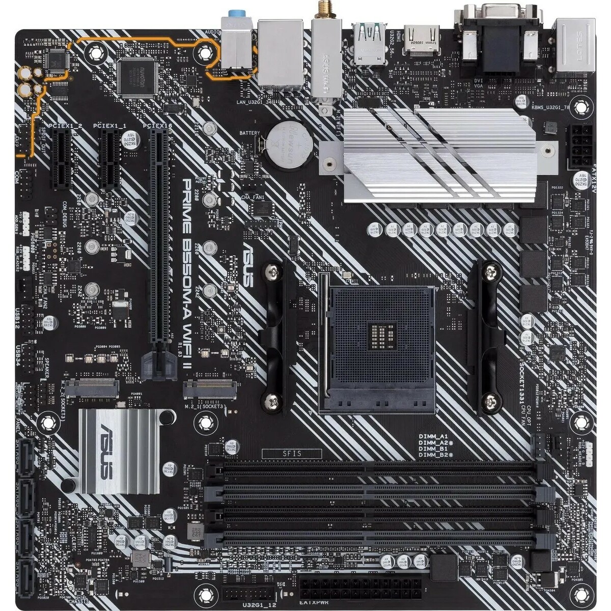 Материнская плата Asus PRIME B550M-A WIFI II 