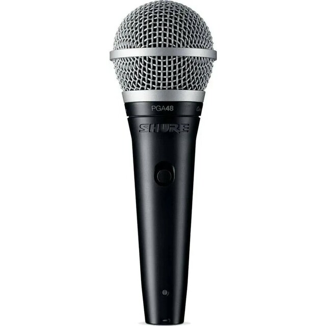 Микрофон проводной Shure PGA48-QTR-E, черный