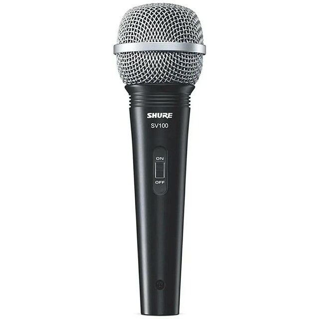 Микрофон проводной Shure SV100-A (Цвет: Black / Silver)