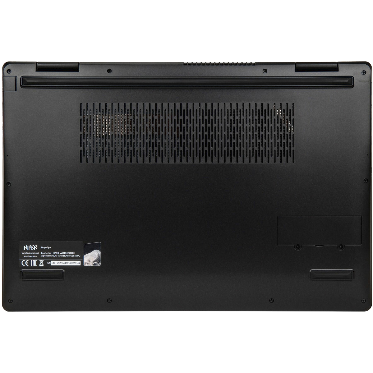 Ноутбук Hiper Workbook (Intel Core i5-1030NG7 1.1Ghz/8Gb DDR4/SSD 256Gb/Intel Iris Plus graphics/15.6