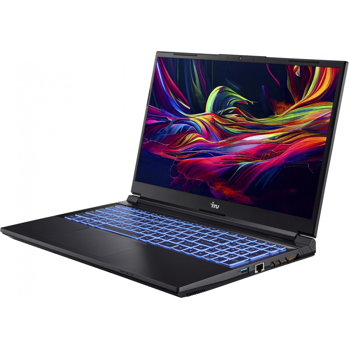 Ноутбук IRU Калибр 15ALC Core i5 12500H 16Gb SSD512Gb NVIDIA GeForce RTX 3060 6Gb 15.6 IPS FHD (1920x1080) Free DOS black WiFi BT Cam 3465mAh (1930301)