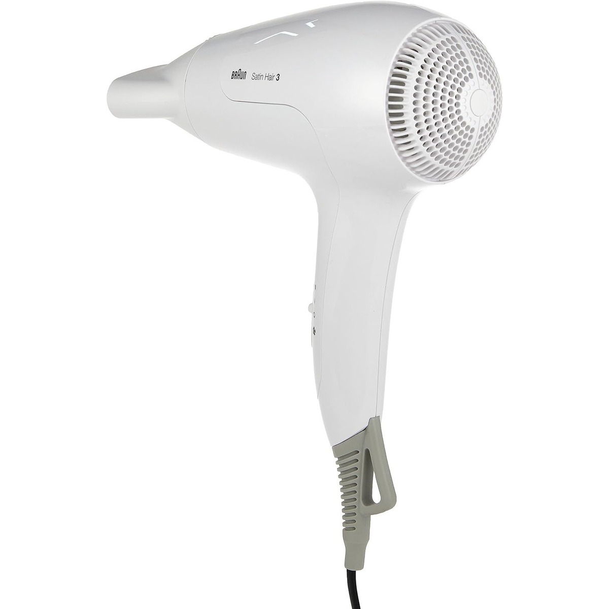 Фен-щетка Braun BRHD385E, белый