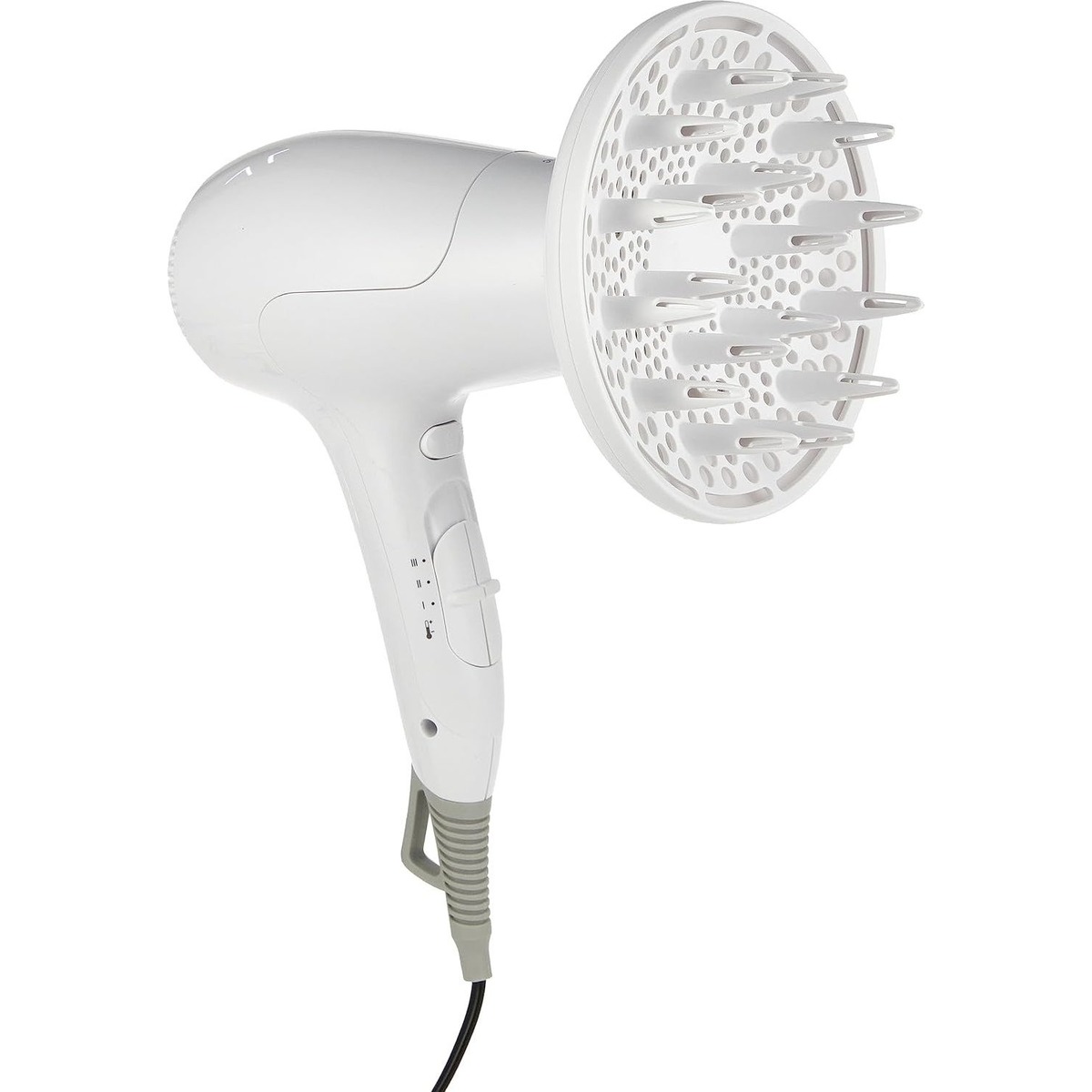 Фен-щетка Braun BRHD385E, белый