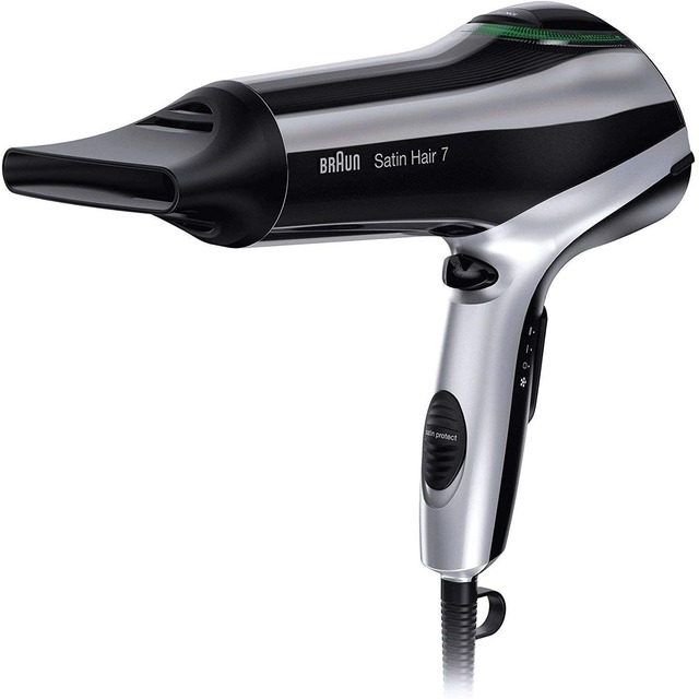 Фен-щетка Braun BRHD710E, черный