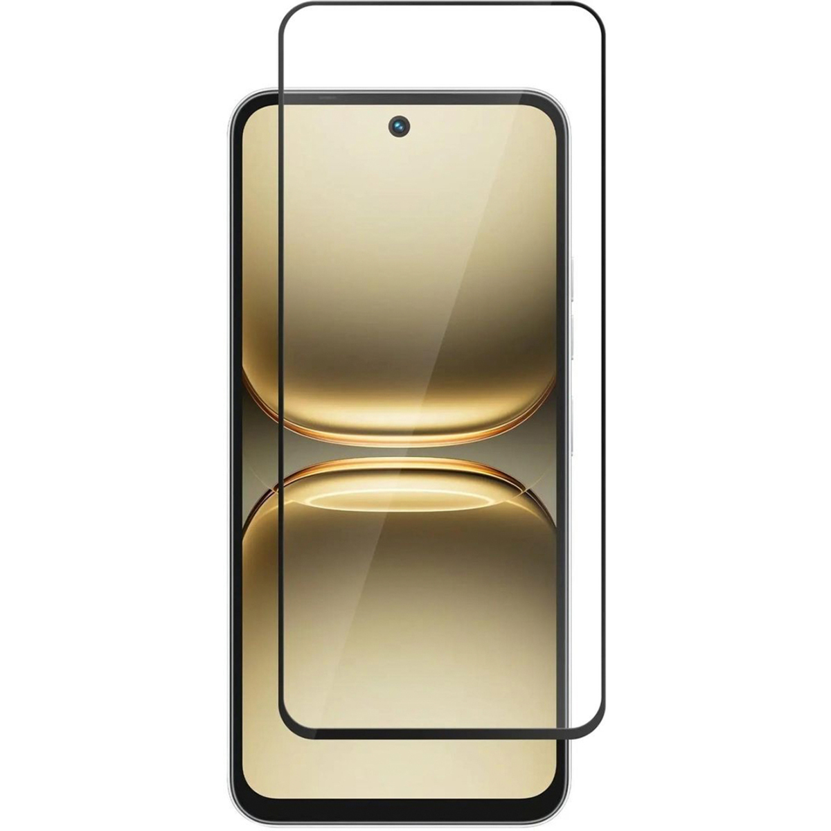 Защитное стекло Borasco Full Glue для смартфона Tecno Spark 40c, черный