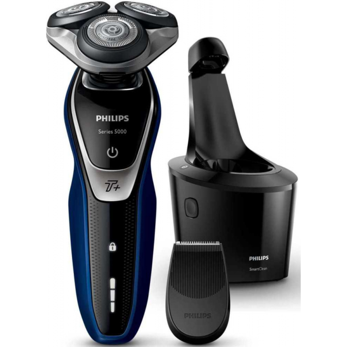 Бритва роторная Philips S5572 / 10 Series 5000 (Цвет: Black / Blue)