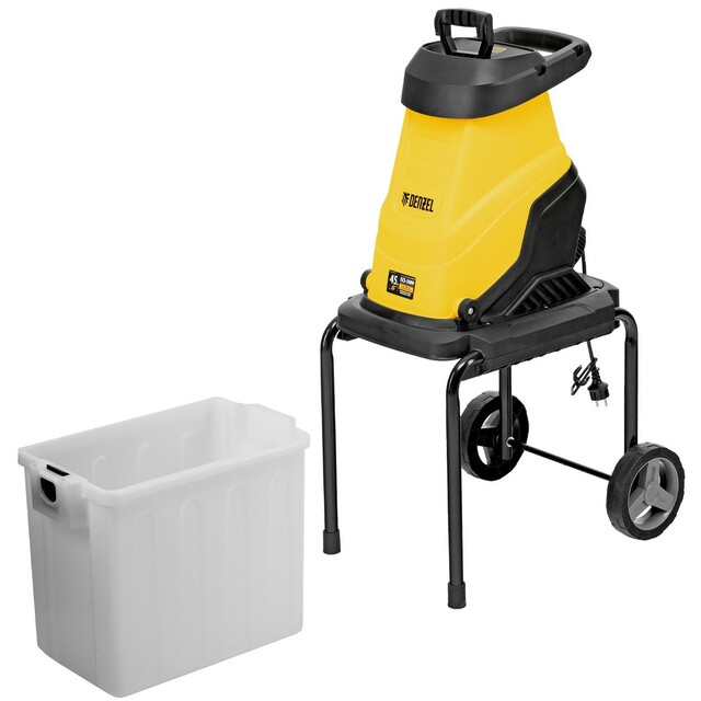 Садовый измельчитель DENZEL ECS-3000 (Цвет: Yellow)