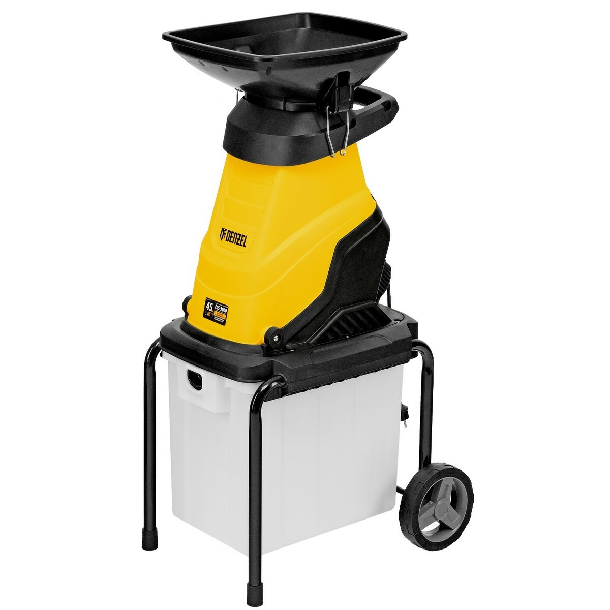 Садовый измельчитель DENZEL ECS-3000 (Цвет: Yellow)