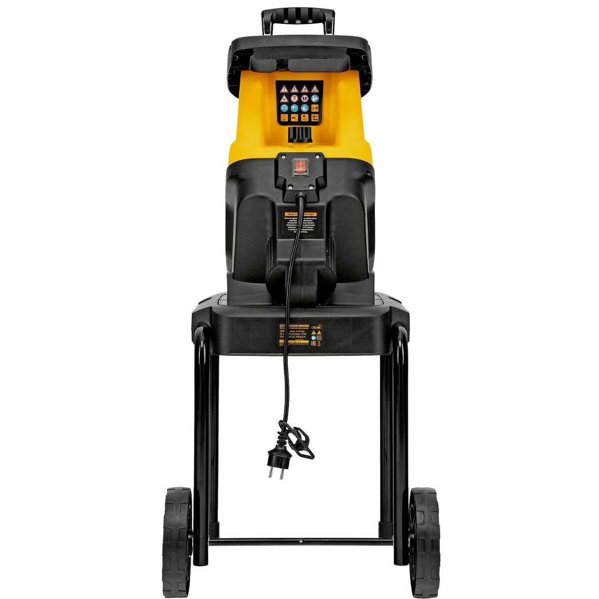 Садовый измельчитель DENZEL ECS-3000 (Цвет: Yellow)