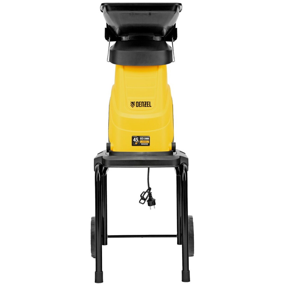 Садовый измельчитель DENZEL ECS-3000 (Цвет: Yellow)