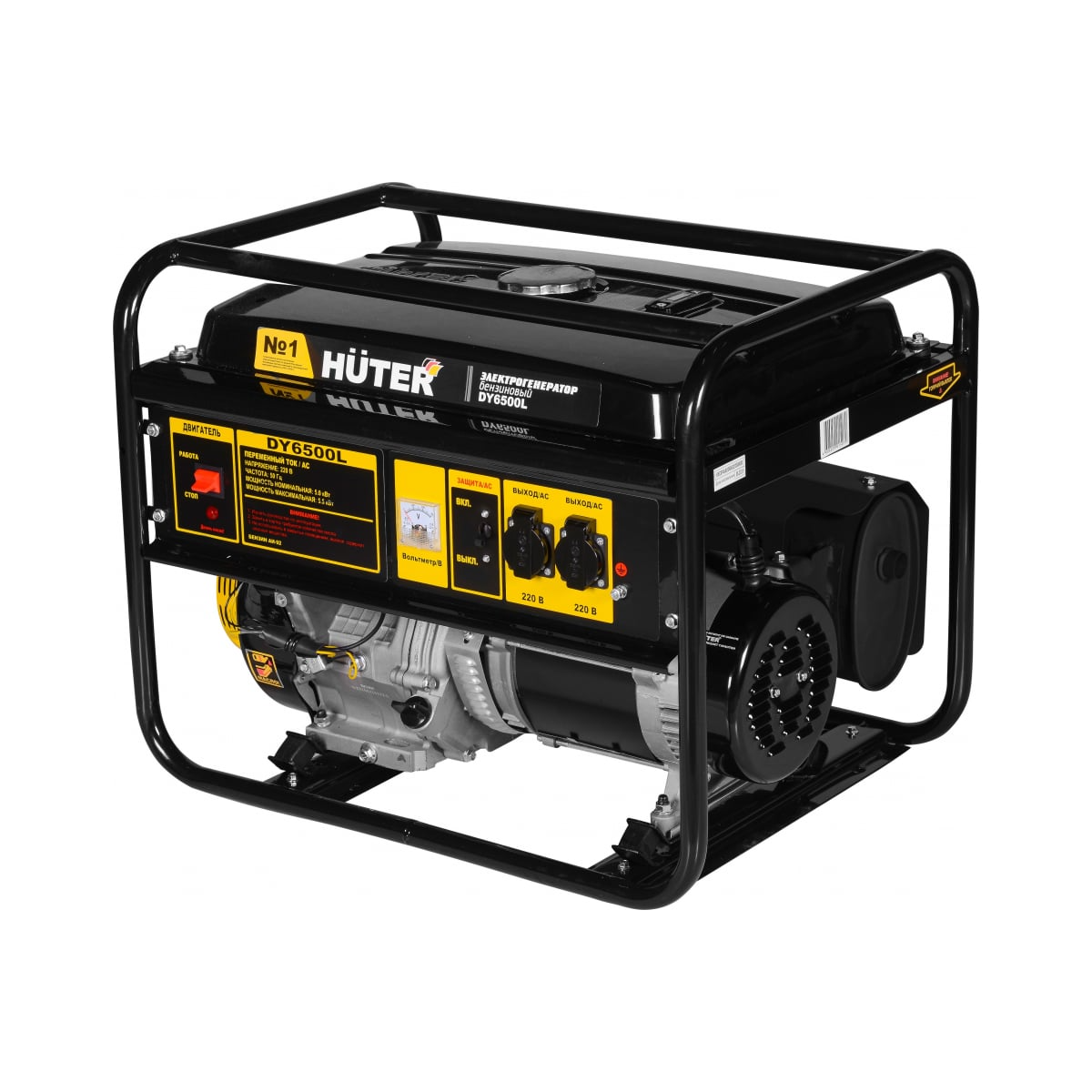 Электрогенератор Huter DY6500L (Цвет: Black)