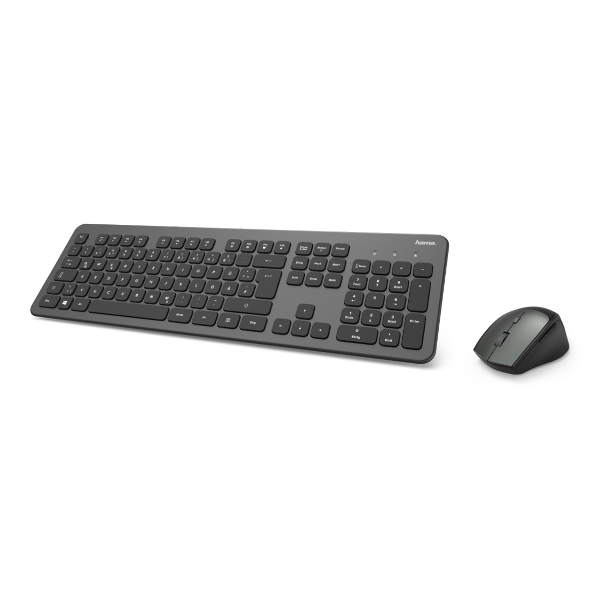 Клавиатура + мышь Hama KMW-700(Цвет: Black / Gray)
