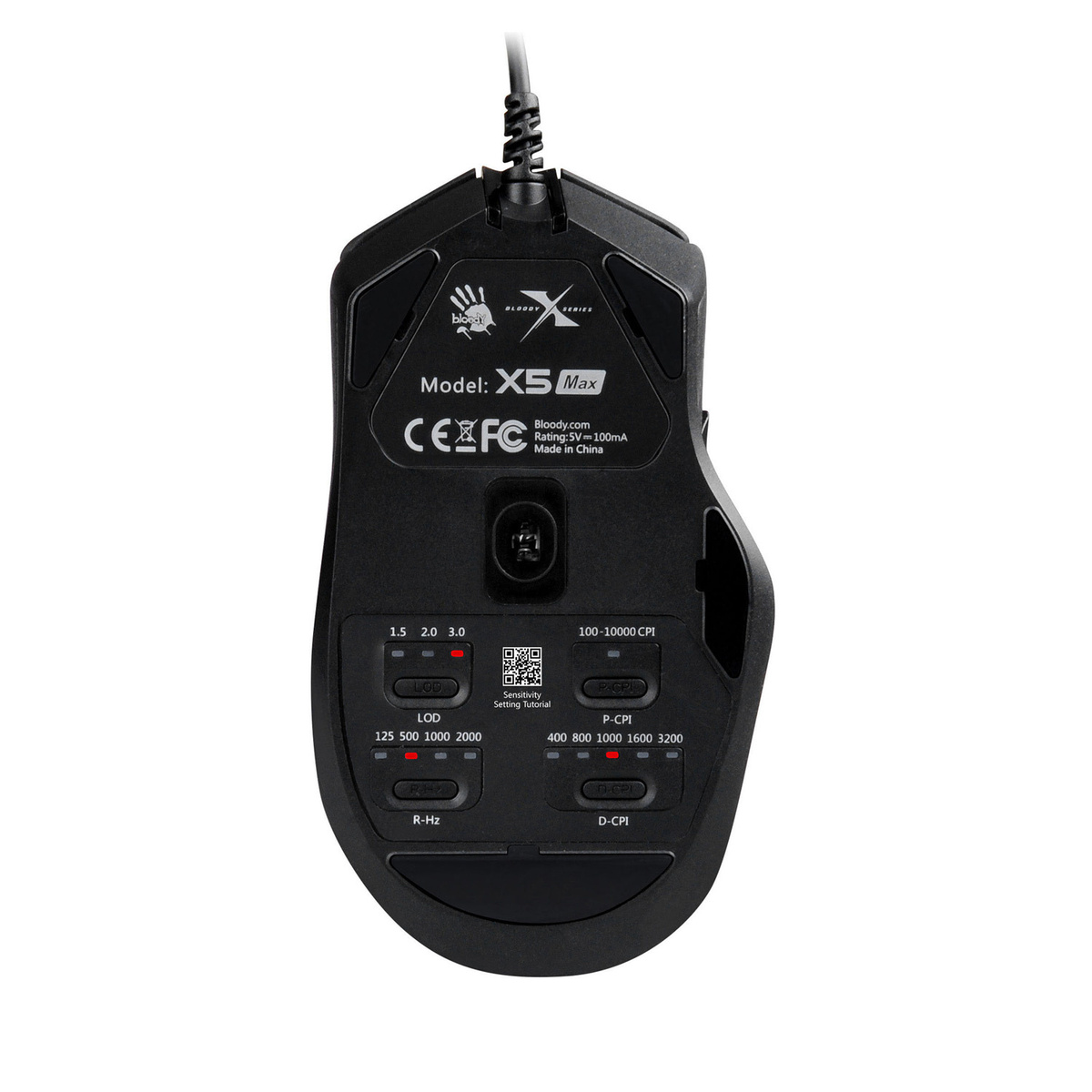 Мышь A4 Bloody X5 Max (Цвет: Black)