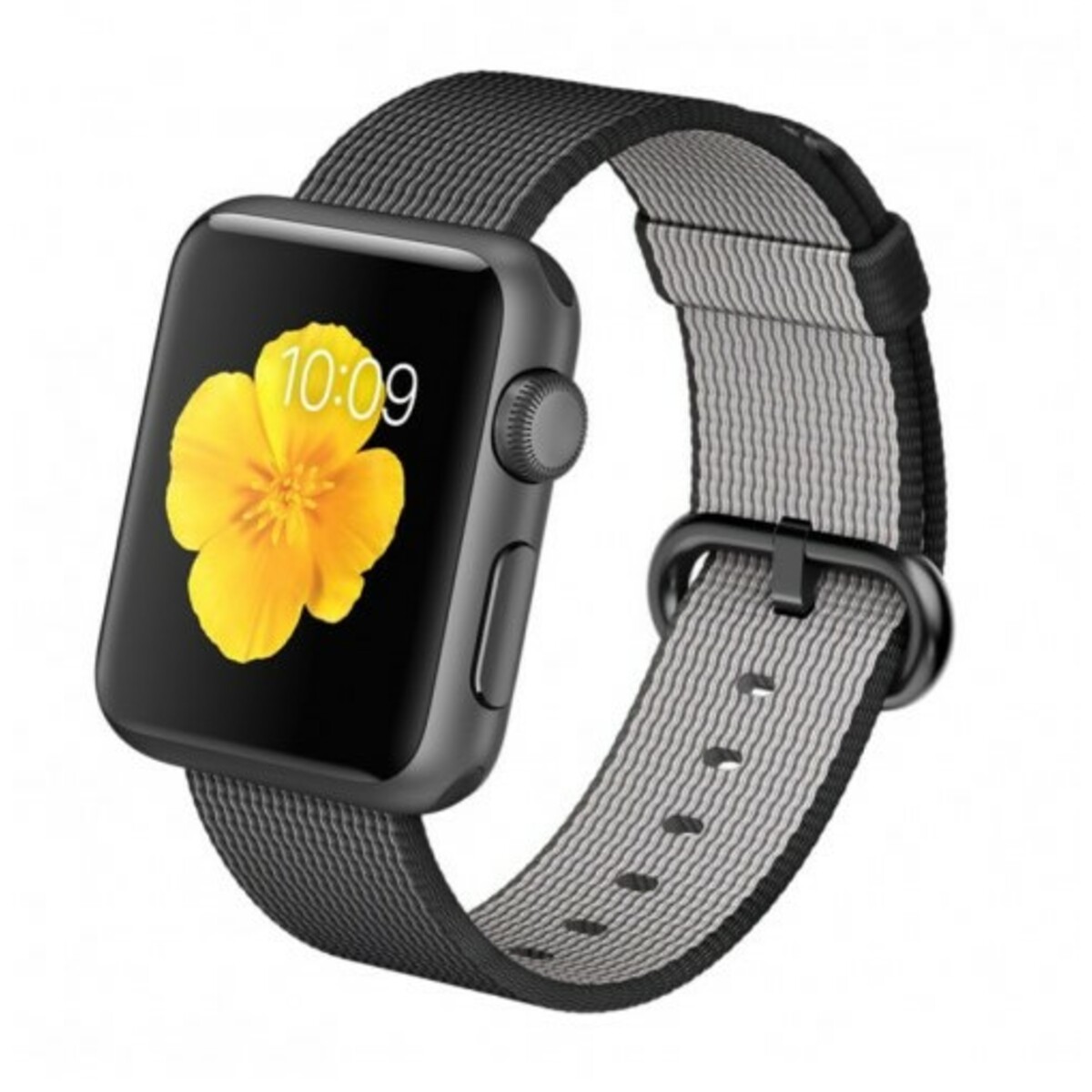 Умные часы Apple Watch Sport 38mm with Woven Nylon Band (Цвет: Space Gray/Black)