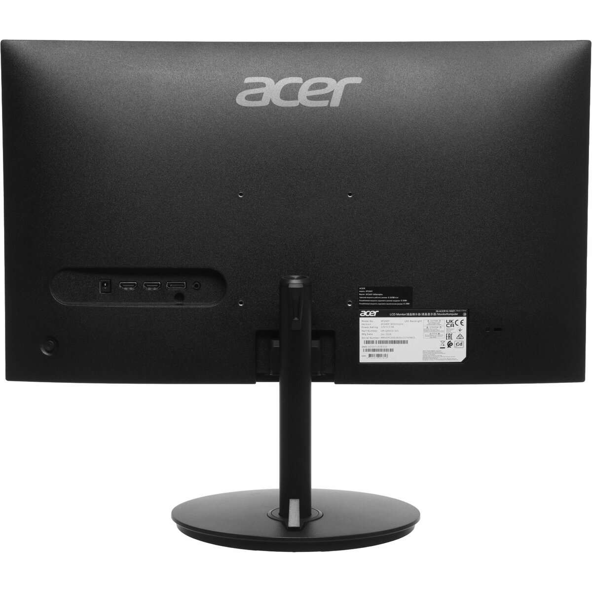 Монитор Acer 24" XF240YW5bmiiphx, черный 