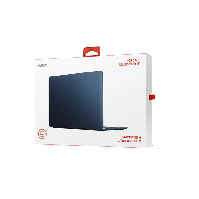 Чехол-накладка uBear Ice Сase для MacBook Air 13  2020 (Цвет: Dark Blue)
