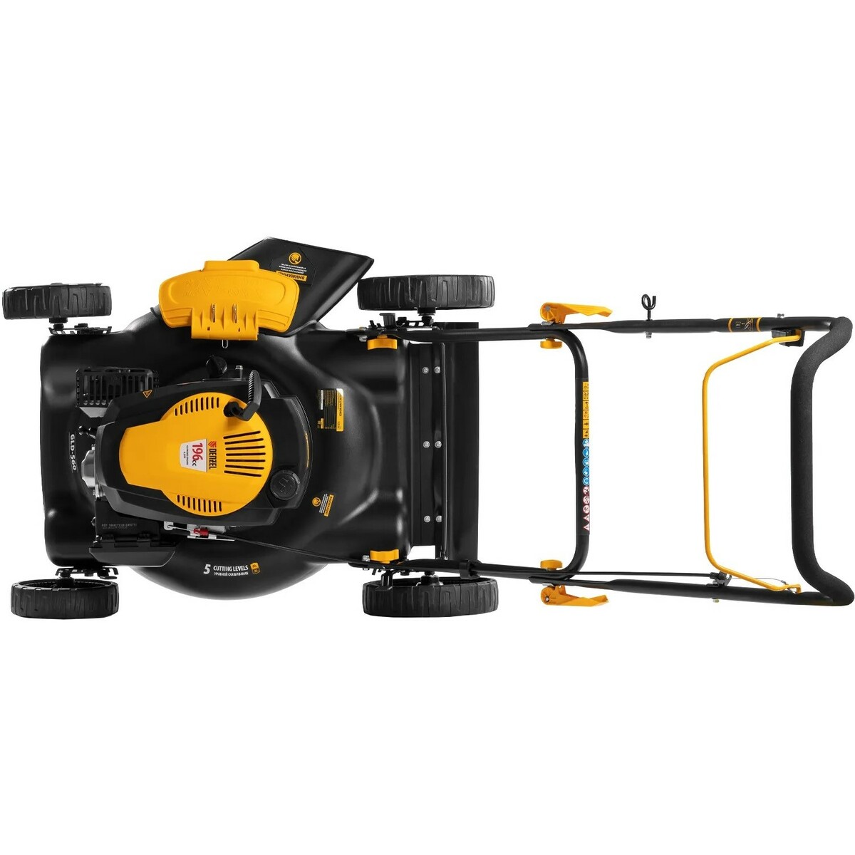 Газонокосилка роторная Denzel GLD-560 (Цвет: Yellow / Black)