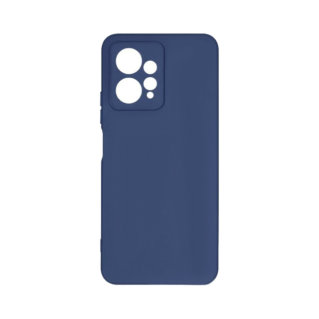 Чехол-накладка Borasco MicroFiber Case для смартфона Xiaomi Redmi Note 12 4G (Цвет: Blue)