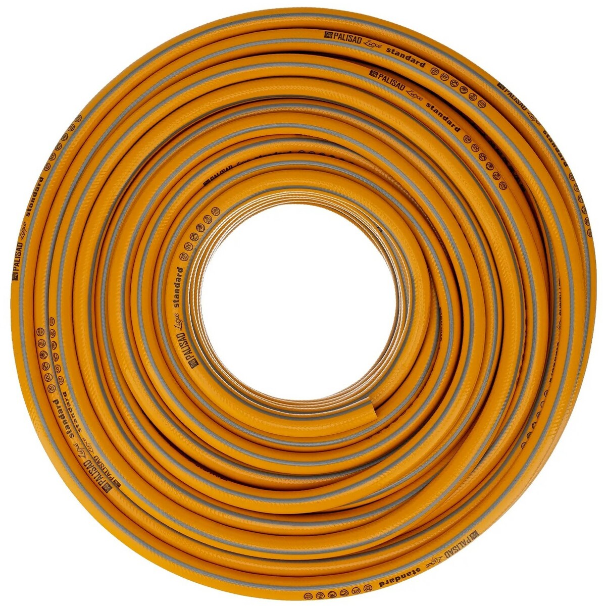 Шланг Palisad Luxe Standard поливочный армированный 3 слойный ПВХ 1/2