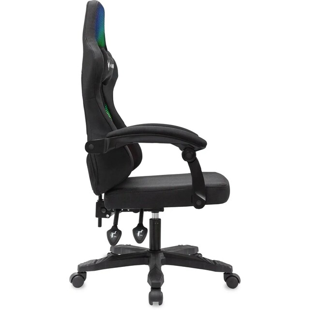 Кресло игровое Knight Wolf RGB, черный 