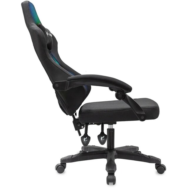 Кресло игровое Knight Wolf RGB, черный 