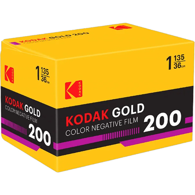 Фотопленка Kodak Gold 200 Eastman (Цвет: New Yellow / Black)