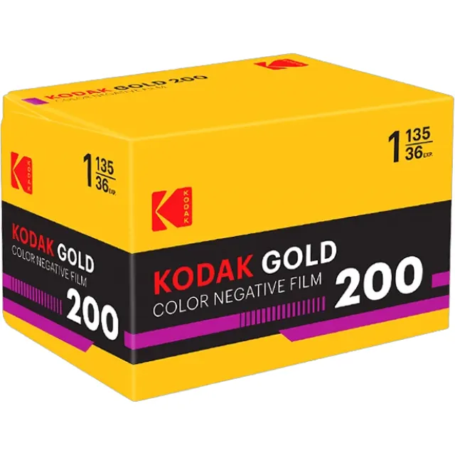 Фотопленка Kodak Gold 200 Eastman (Цвет: New Yellow/Black)